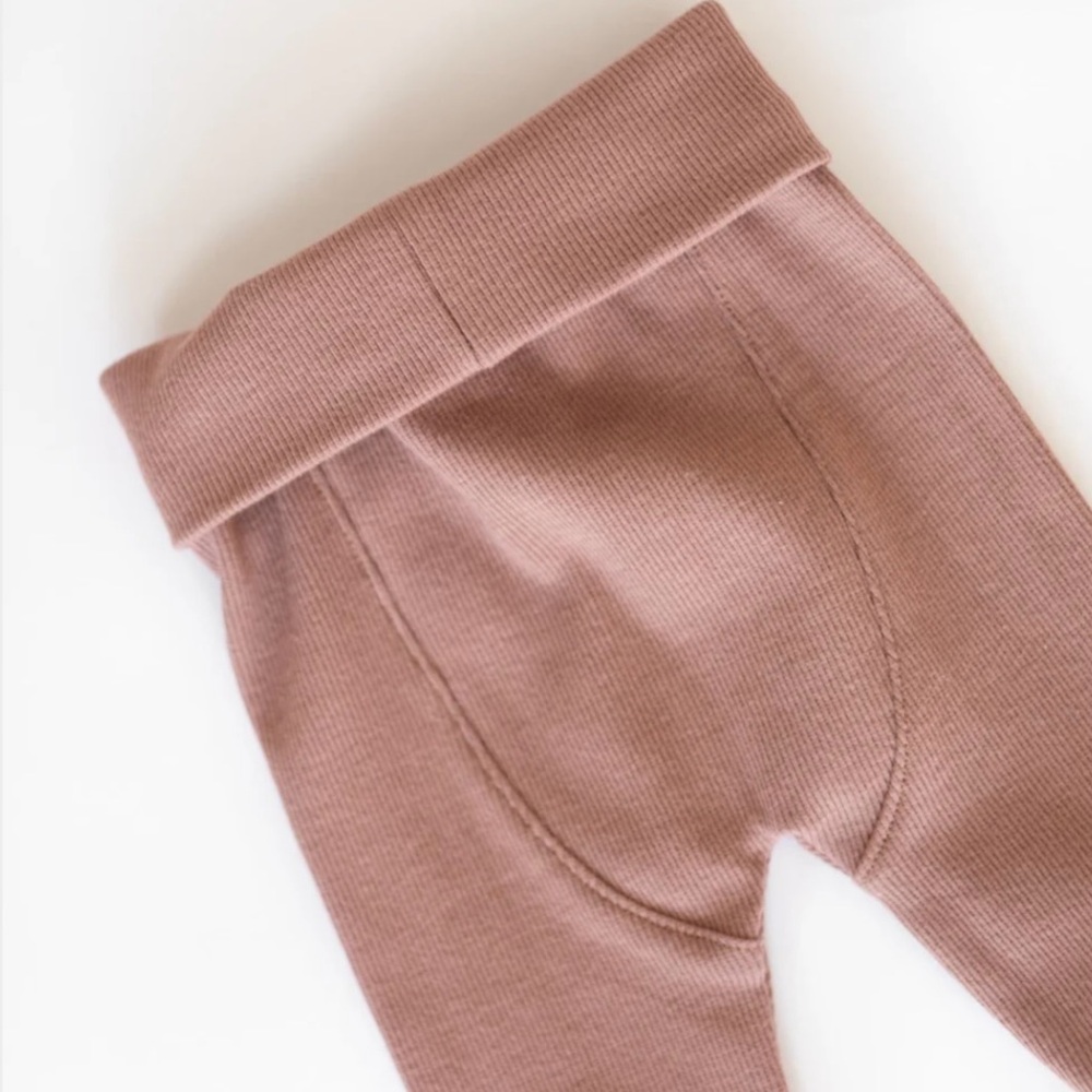 Organic Ribbed Kids Matching Set - Neutral Tones - Picture 3 of 8